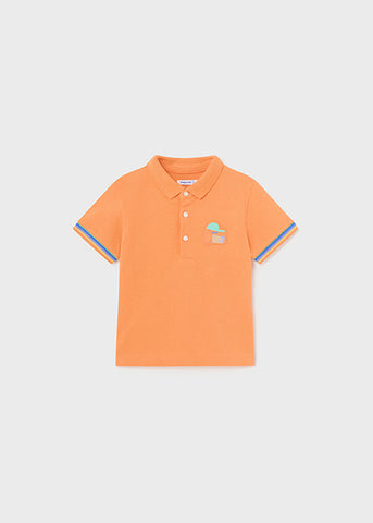 Mayoral Boys Tangerine Polo Shirt