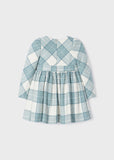 Mayoral Girls Blue Checked Dress