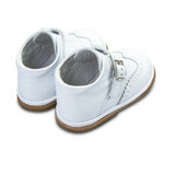 White Chico Leather Boots