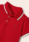 MAYORAL RED COTTON POLO SHIRT