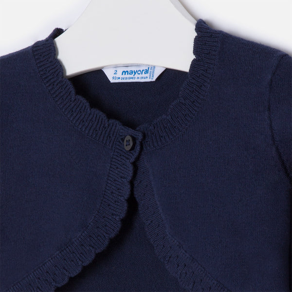 Navy blue hot sale bolero cardigan