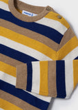 MAYORAL YELLOW & NAVY STRIPED SWEATER