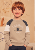 Mayoral Boys Beige & Grey Sweatshirt