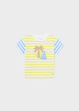Mayoral Lime Striped T-Shirt