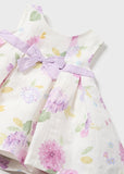 Mayoral Baby Girls Linen Floral Dress