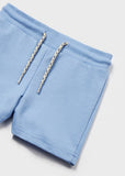 Mayoral Light Blue Jersey Shorts