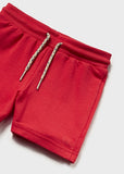 Mayoral Red Jersey Shorts