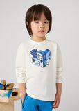 Mayoral Boys Ivory Graphic Top