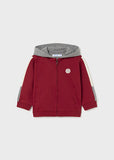 Mayoral Boys Wine & Grey Tracksuit Set