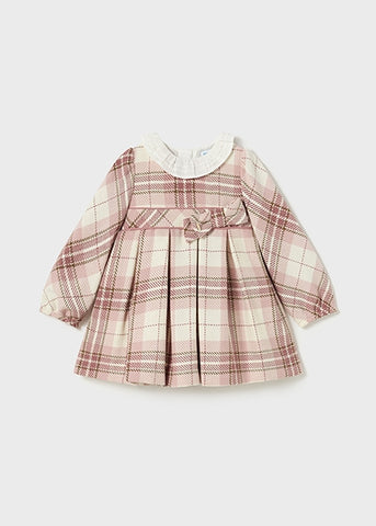 Mayoral Pink Checked Dress