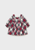 Mayoral Baby Girls Red Tartan Dress