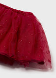 Mayoral Red Tulle Skirt Set