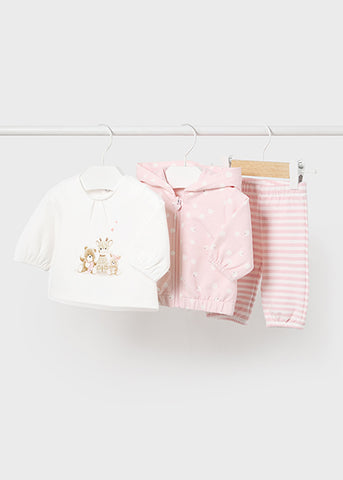 Mayoral Baby Girls Pink Tracksuit