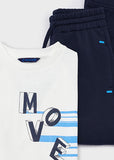 Mayoral Boys Blue Three Piece Tracksuit