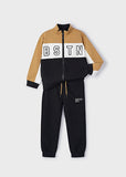 Mayoral Boys Black & Beige Tracksuit