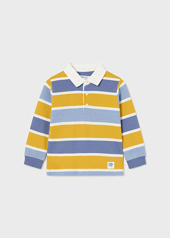 Mayoral Yellow & Blue Polo Shirt