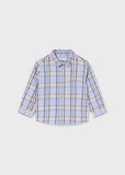 Mayoral Pale Blue Check Shirt