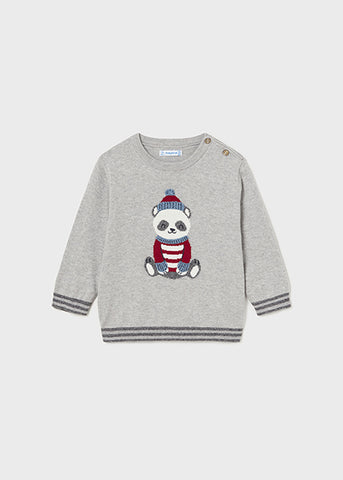 Mayoral Grey Polar Bear Jumper