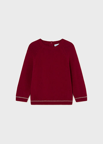 Mayoral Red Knit Jumper