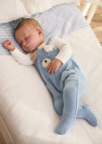 Mayoral Blue Corduroy Babygrow