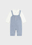 Mayoral Three Piece Dungaree Knitted Set