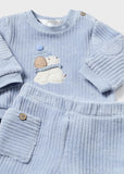 Mayoral Blue Corduroy Set