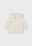 Mayoral  Cream Teddy Fleece Jacket