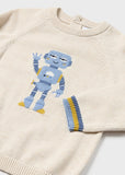 Mayoral Robot Knitted Sweater