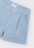 Mayoral Blue Corduroy Shorts