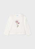 Mayoral Girls Ivory Flower Top