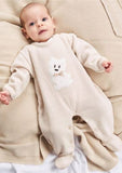 Dandelion Beige Scotty Dog Knitted Onesie