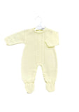 Dandelion Lemon Cable Knitted Onesie