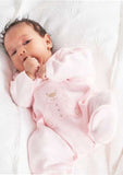 Dandelion Pink Teddy Knitted Onesie