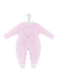 Dandelion Pink Teddy Knitted Onesie