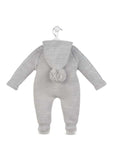 Dandelion Light Grey Cable Knitted Pramsuit