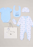 Rock A Bye Baby Blue Happy Little Baby Gift Set