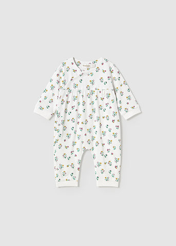 Mayoral Baby Girls Flower Print Babygrow