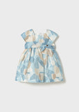 Mayoral Girls Blue Linen Dress