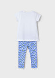 Mayoral Blue Flower Leggings Set