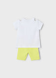 Mayoral Citrus Shorts Set