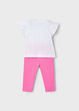 Mayoral Pink Cotton Leggings Set