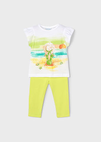 Mayoral Lime Green Leggings Set