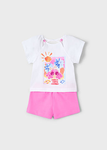 Mayoral Girls Cotton Shorts Set