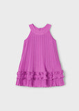 Mayoral Purple Pleated Dress