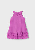 Mayoral Purple Pleated Dress