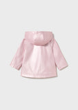 Mayoral Pink Metallic Rain Jacket