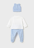 Mayoral Blue & White Babygrow Set