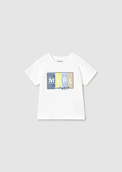 Mayoral White Basic T-Shirt