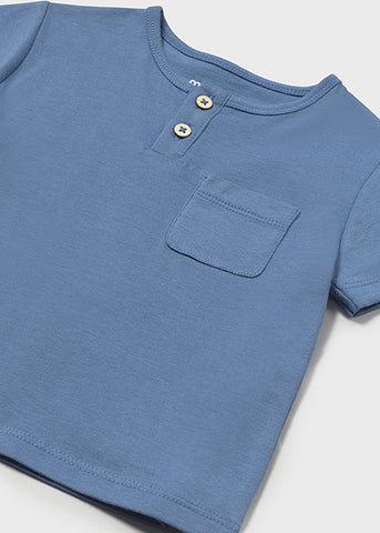 Mayoral Blue Round Neck T-Shirt