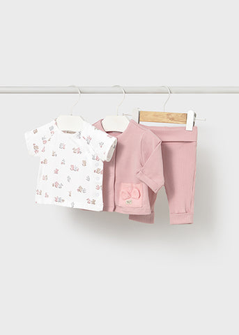 Mayoral Pink 3 Piece Tracksuit